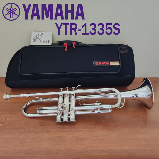 YAMAHA Trumpet YTR-1335S Silver With Mouthpiece and Case